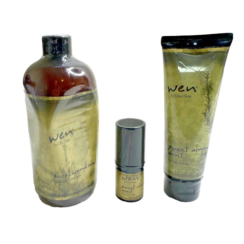NEW Wen Sweet Almond Mint  Hair Conditioner Styling Cream Texture Balm